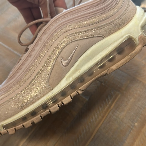 Nike Air Max 97 SE Particle Beige Pink Sneakers Shoes - Picture 8 of 11